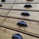Craft furniture with 40 drawers and workshop shell handles