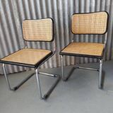 Pair of chairs Cesca B32 Marcel Breuer