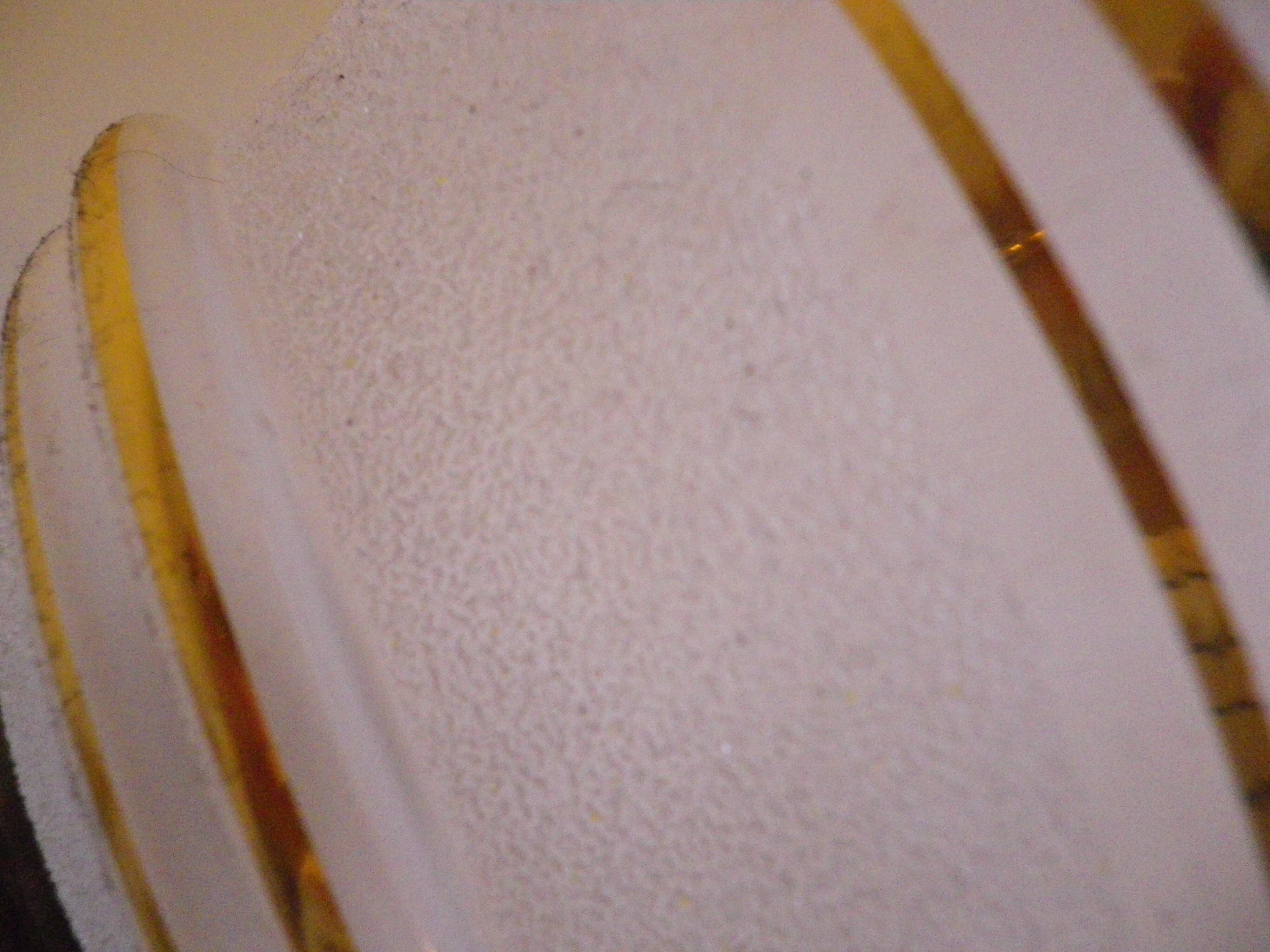 Suspension in brass and glass opaque Netherlands 1960s/1970s