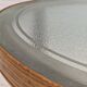 1950s, danish design, coffee table, glass, oak wood, original condition.