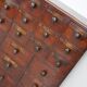 Antique Hardwood Apothecary Cabinet / Bank of Drawers, England, 19th Centur