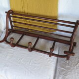 Wall coat rack/cloakroom in arched wood