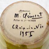 Michet Clément ceramic pitcher/vase