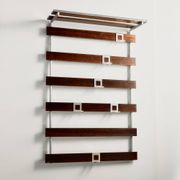 Portemanteau en palissandre et métal