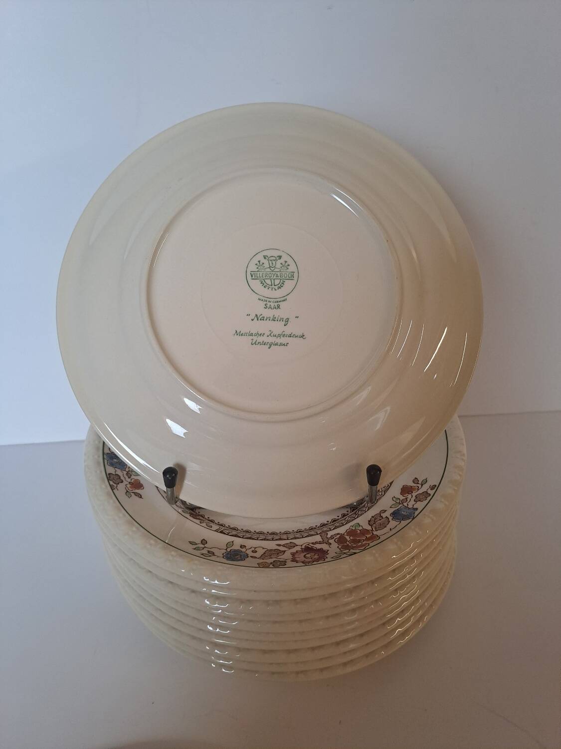 12 dessert plates Villeroy and Boch model Nanking