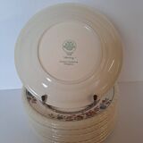 12 dessert plates Villeroy and Boch model Nanking