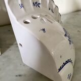 Moustiers ceramic angle sconce