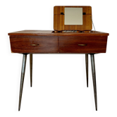Scandinavian teak veneer dresser - 1960s