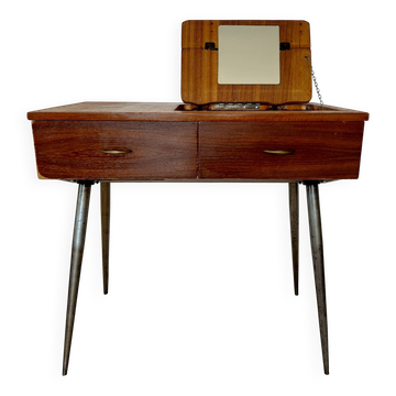 Scandinavian teak veneer dresser - 1960s