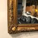 Miroir d'époque Restauration en bois stucké doré - 125x78cm