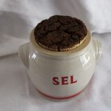 Pot à sel en grès LML vintage