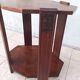 Art Deco side table in solid oak