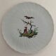 8 Bernardaud and Co. dessert plates signed Elbé, Limoges porcelain, decorated with birds