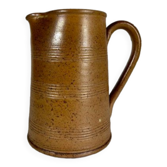Turned sandstone pitcher