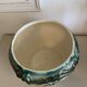 Large antique cache-pot in art nouveau majolica.