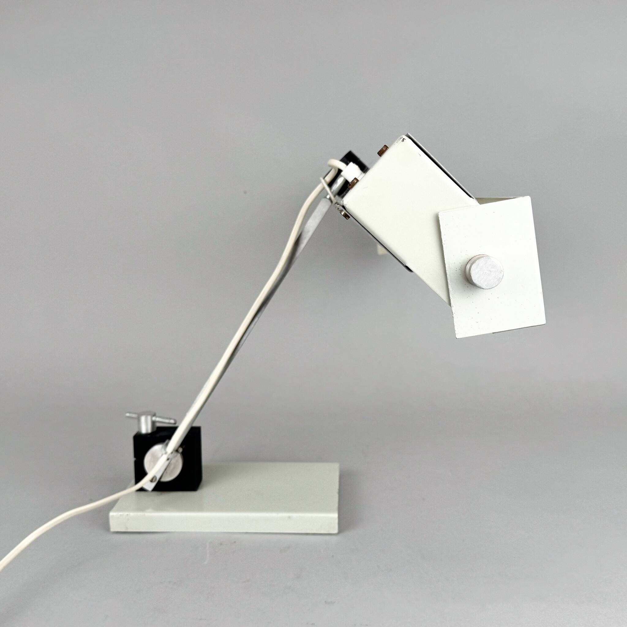 Space Age Metal Desk Lamp by Klaus Musinowski for VEB Dresden, Germany
