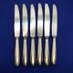 Set of 6 small silver-plated Navy knives from Ercuis