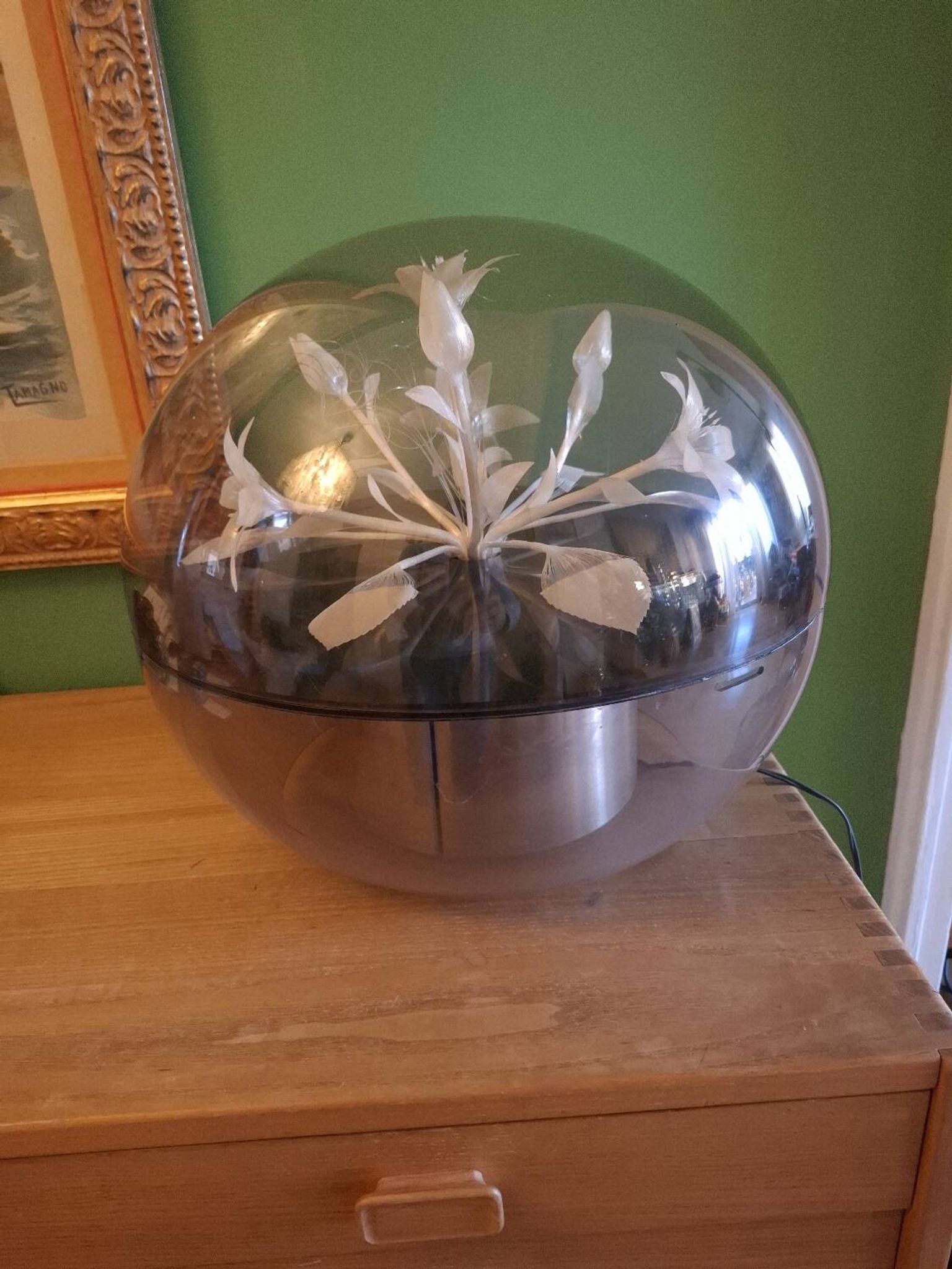 Vintage 1970s space age lamp