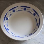 Plat creux Digouin Sarreguemines modèle "Ciboulette" ø27 cm