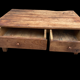 Table basse rustique 2 tiroirs