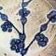 Decorative ceramic plate, cake stand, Denmark, 1960s.