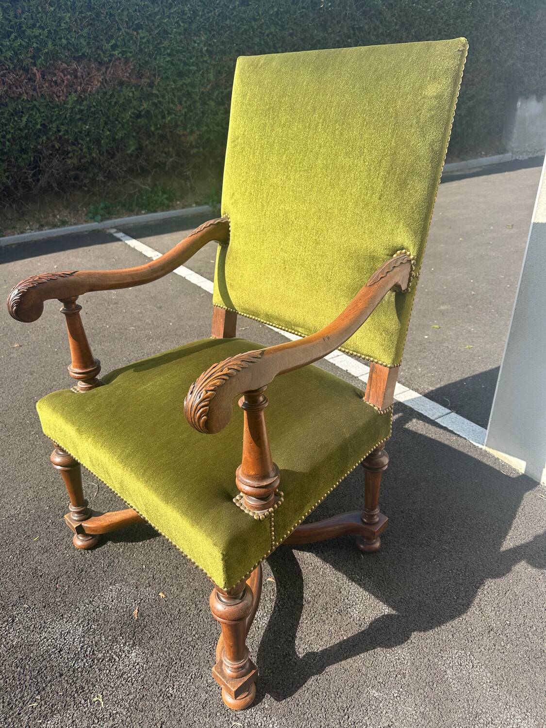 Louis XIII style armchair