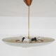 Glass and brass ceiling or pendant light