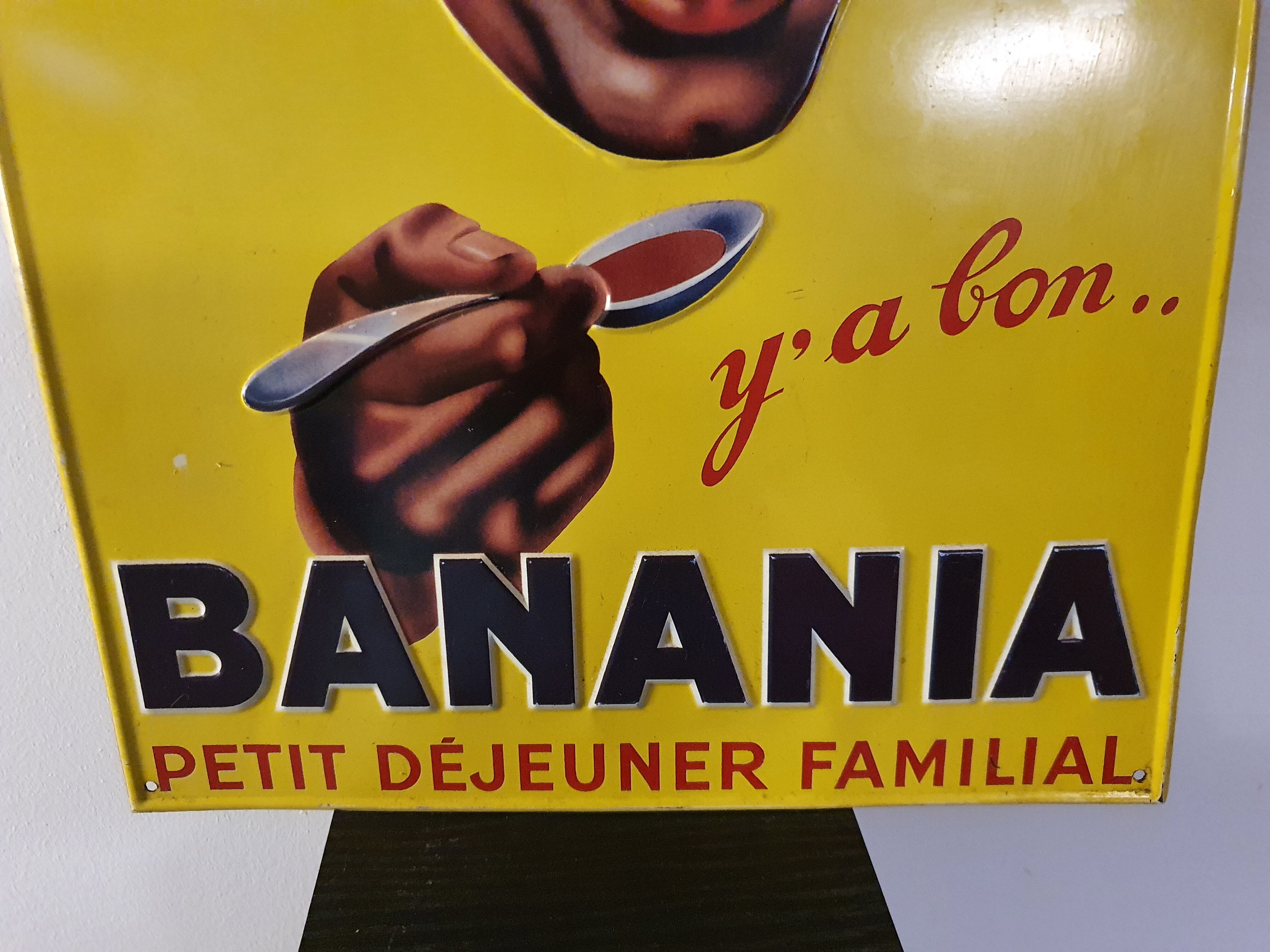 Banania advertising plaque