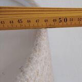 Adjustable danish floor lamp by Domus in teak and wool