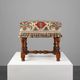 Early 20th Century Wood & Fabric footstool, France