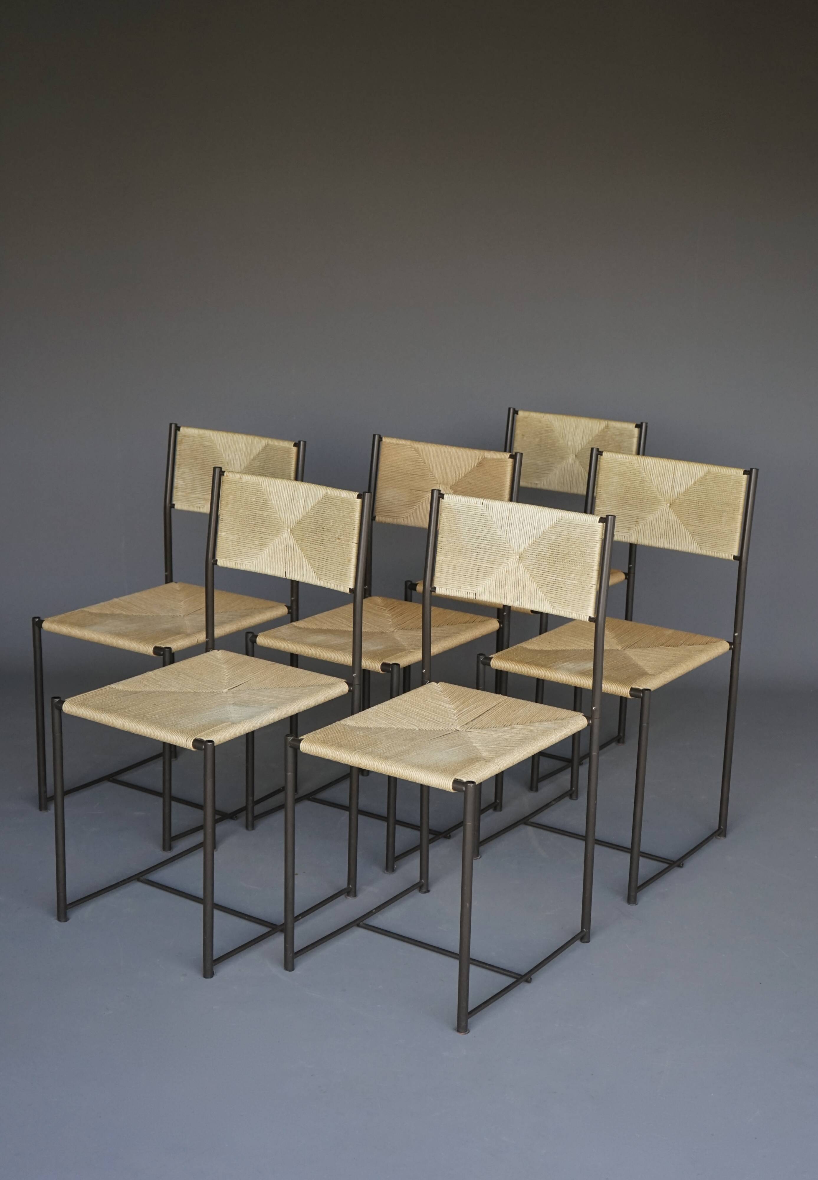 6 'Paludis 150' Dining Chairs by Giandominoco Belotti for Alias, Italy