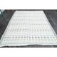 1970s Turkish Oushak Kilim Wool Cotton White Area Rug 182x266