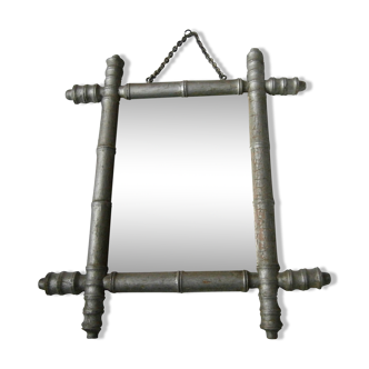 Silver bamboo mirror