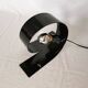 Lampe looping en acier, Massive, Belgique, 1990.