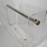 Transparent magazine holder "Omega" by David Lange, 70s