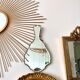 Miroir face à main biseauté 28x15 Vintage