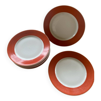 8 assiettes à dessert de Limoges