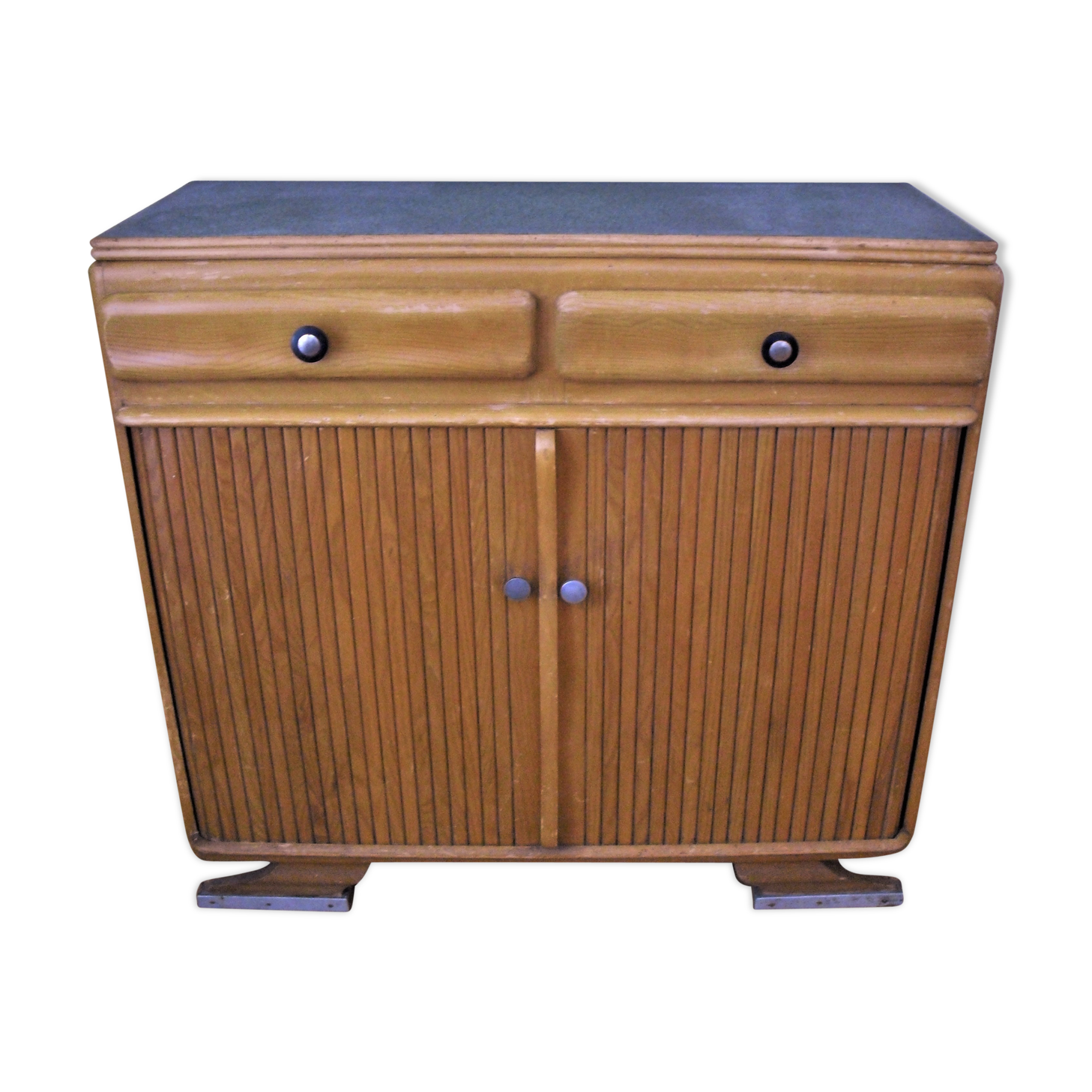 Wooden curtain buffet