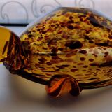 Murano speckled glass tortoise ashtray decoration