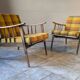 Pair of 60s Scandinavian-style armchairs by Stella
