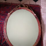 Miroir ovale style Louis XVI