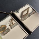 Miniature triptych mirror, illustration of the 1900 World's Fair