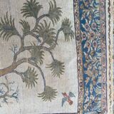Tapis ancien turc Cesareh en soie fait main 114x176 cm