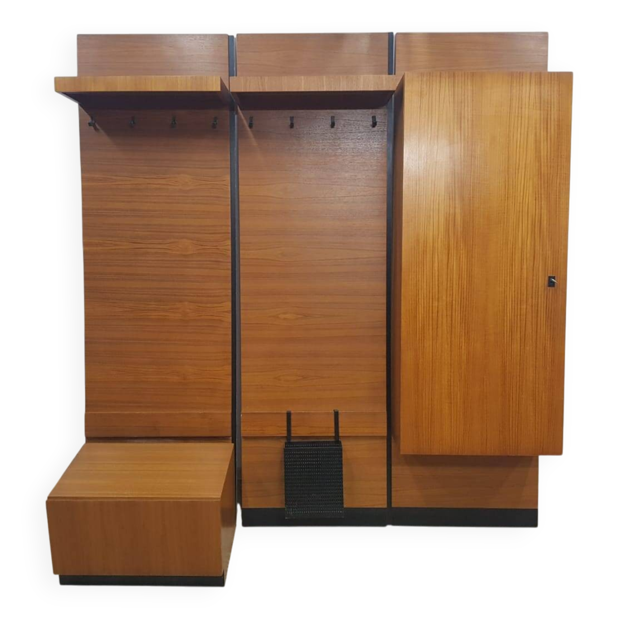 Unique wardrobe / Mid-Century / Teak / Modular, 1970s
