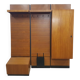 Unique wardrobe / Mid-Century / Teak / Modular, 1970s