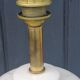 Lamp from the house Le Dauphin in ceramic and gilded brass