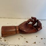 Articulated wooden hand