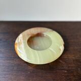 Vintage onyx ashtray natural stone