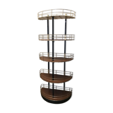 Vintage metal shelf half moon