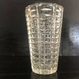 Vase en verre ciselé